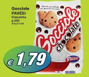 Prix Quality Pavesi Gocciole 500 g offerta