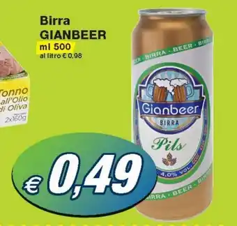 Prix Quality Gianbeer Birra 500 ml offerta