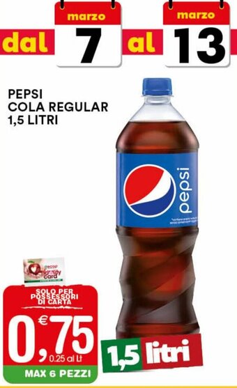 Pepsi Cola Regular 1,5 litri