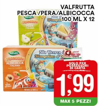 Gecop Valfrutta Pesca/Pera/Albicocca 100 ml x 12 offerta