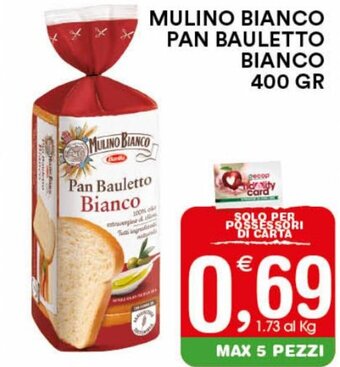 Gecop Mulino Bianco Pan Bauletto Bianco 400 gr offerta