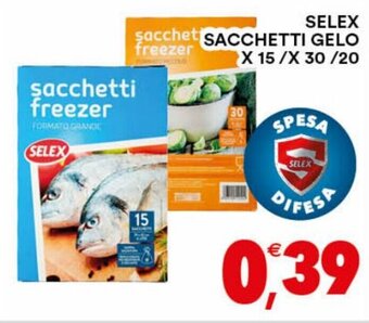 Selex Sacchetti Gelo x 15/ x 30 / x 20