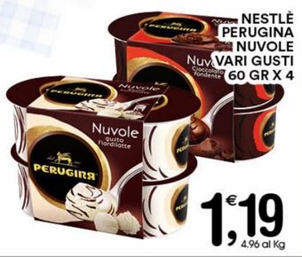 Gecop Nestlé Perugina Nuvole vari gusti 60 gr x 4 offerta