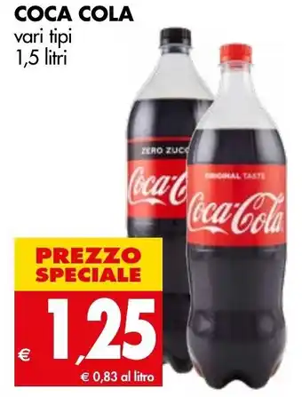 Tigros Coca Cola 1,5L offerta