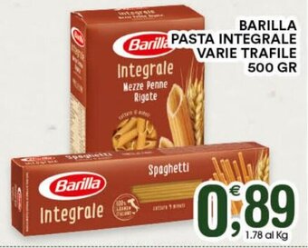 Gecop Barilla Pasta Integrale Varie Trafile 500 gr offerta