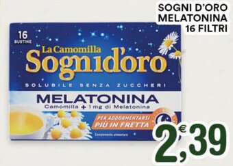 Gecop Sognid'oro Melatonina 16 filtri offerta