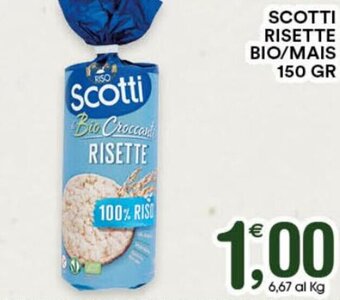 Gecop Scotti Risette Bio/Mais 150 gr offerta