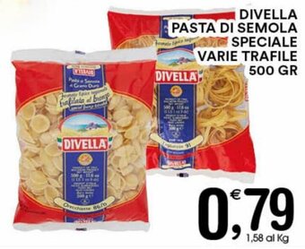 Gecop Divella Pasta di Semola Speciale Varie Trafile 500 gr offerta