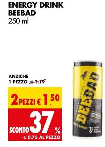 Tigros Energy Drink Beebad 250ml offerta
