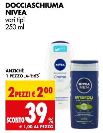 Tigros Docciaschiuma Nivea 250ml offerta