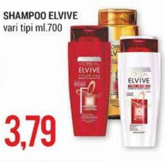 Hardis Shampoo Elvive vari tipi ml.700 offerta