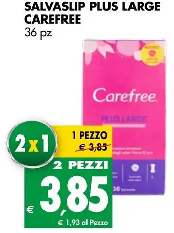 Tigros Salvaslip Plus Large Carefree 36pz offerta