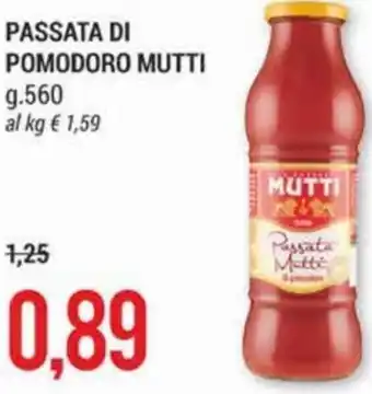 Mutti Passata di Pomodoro g.560