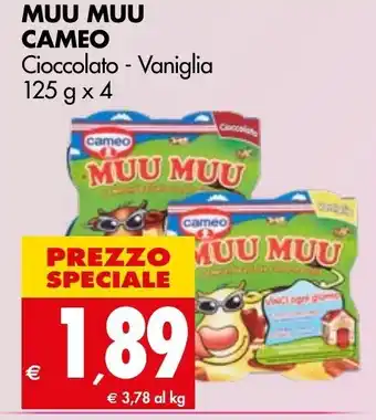 Tigros Muu Muu Cameo 125g x 4 offerta