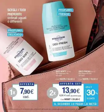 Stanhome Deo Soft 50 ml + Deo Fresh 50 ml