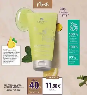 Stanhome Gel Fresco Corpo Limone E Menta 150 ml offerta