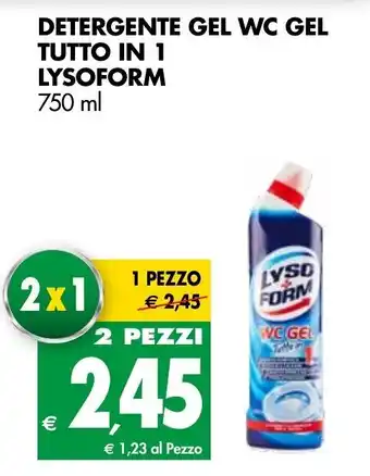 Detergente Gel Wc Gel Tutto In 1 Ysoform 750ml