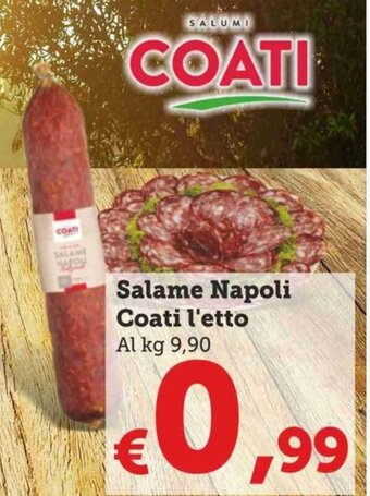MAX Supermercati Salame Napoli Coati offerta