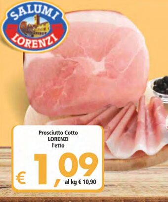 Alter Discount Lorenzi Prosciutto Cotto l'etto offerta