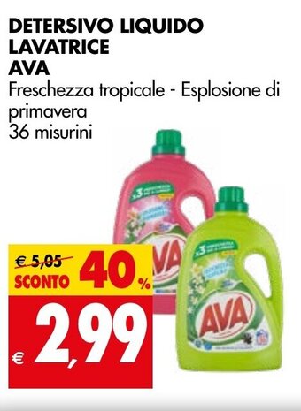Tigros Detersivo Liquido Lavatrice AVA offerta