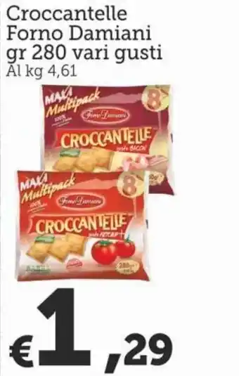 Forno Damiani Croccantelle gr 280 vari gusti
