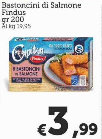 MAX Supermercati Findus Bastoncini di Salmone gr 200 offerta