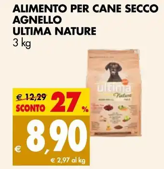 Tigros Alimento Per Cane Secco Agnello Ultima Nature 3kg offerta