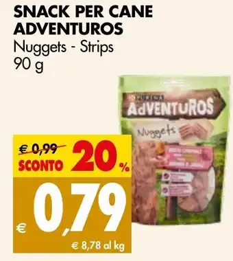 Tigros Snack Per Cane Adventuros 90g offerta