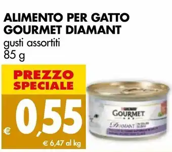 Tigros alimento Per Gatto Gourmet Diamant 85g offerta