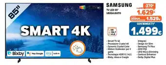 Expert Di Lella Samsung TV Led 85" UE85AU8070 offerta