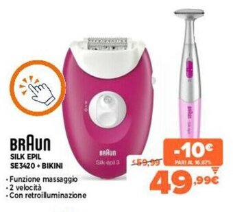 Braun Silk Epil SE3420+Bikini