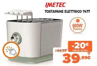 Expert Di Lella Imetec Tostapane Elettrico 7477 offerta