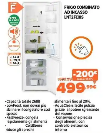 Expert Di Lella Frigo Combinato AD Incasso LNT2FL18S offerta