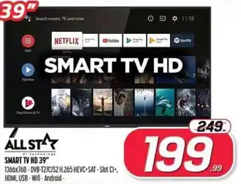 Telitaly All Star Smart TV HD 39" offerta