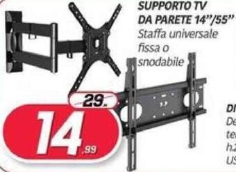 Supporto TV da Parete 14"/55"