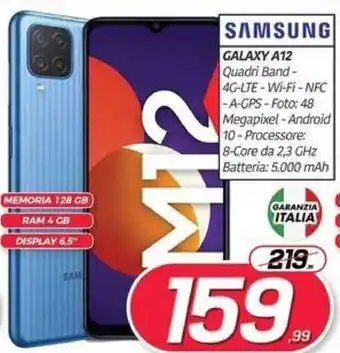 Telitaly Samsung Galaxy A12 offerta