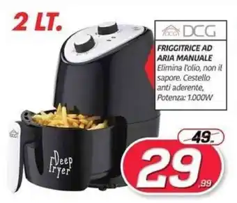 Telitaly DCG Friggitrice Ad Aria Manuale 2lt offerta