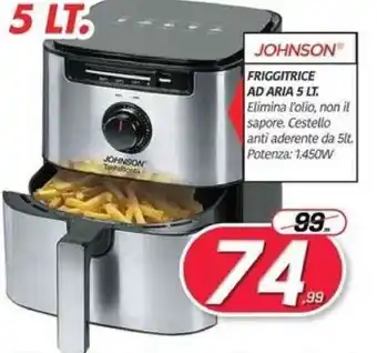 Telitaly Johnson Friggitrice Ad Aria 5 lt offerta