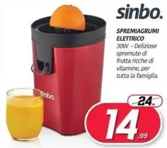 Telitaly Sinbo Spremiagrumi Elettrico offerta
