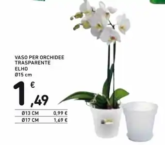 Vaso per Orchidee Trasparente Elho Ø15 cm