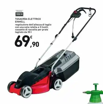 Spazio Conad Einhell Tosaerba Elettrico 30L offerta