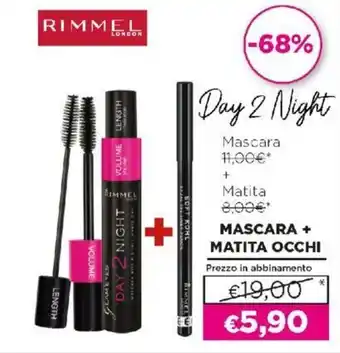 Acqua & Sapone Rimmel Mascara + Matita Occhi offerta