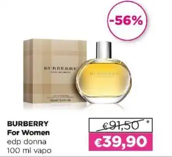 Acqua & Sapone Burberry For Women 100 ml offerta