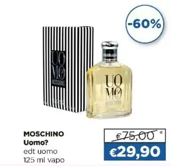 Acqua & Sapone Moschino Uomo? 125 ml offerta