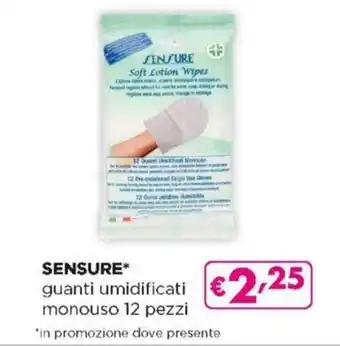 Acqua & Sapone Sensure Guanti 12 pezzi offerta