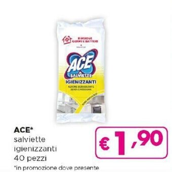 Acqua & Sapone Ace salviette igienizzanti 40 pezzi offerta
