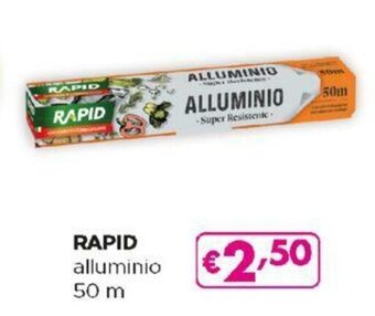 Acqua & Sapone Rapid Alluminio 50 m offerta