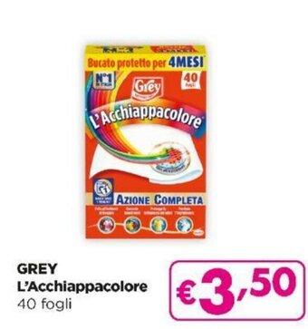 Acqua & Sapone Grey L'acchiappacolore 40 fogli offerta