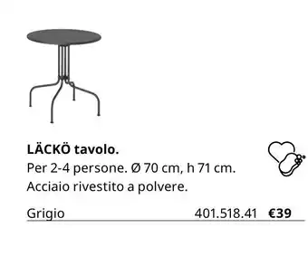 Läckö tavolo