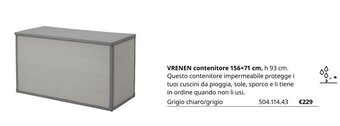 IKEA Vrenen contenitore 156x71 cm offerta